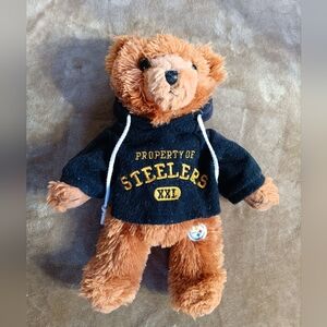 Steelers Teddy Bear with Hoodie